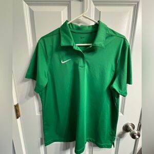 Women’s Nike Dry Franchise Polo. Kelly Green. Size Large.